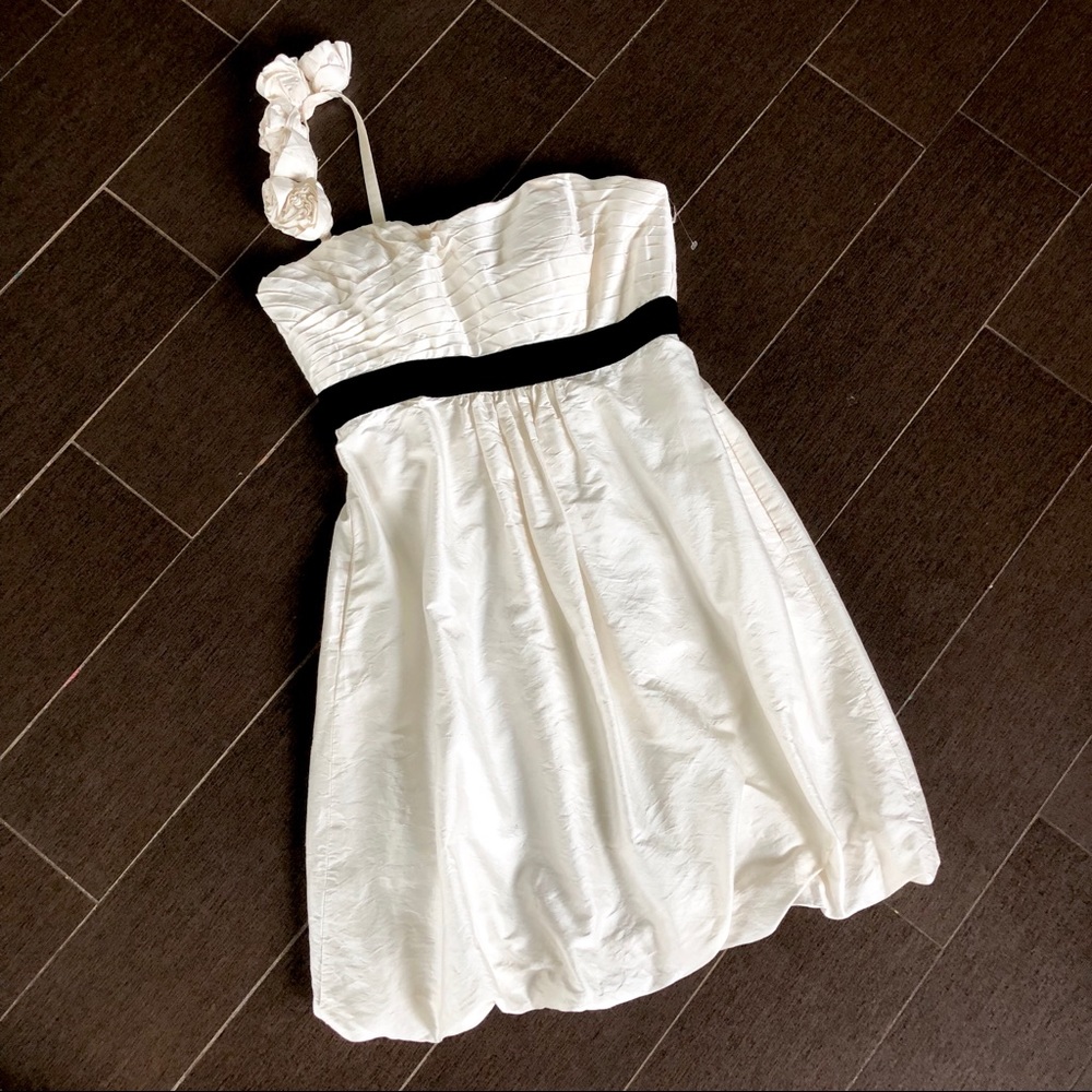 Phoebe Couture Ivory Cocktail Dress
